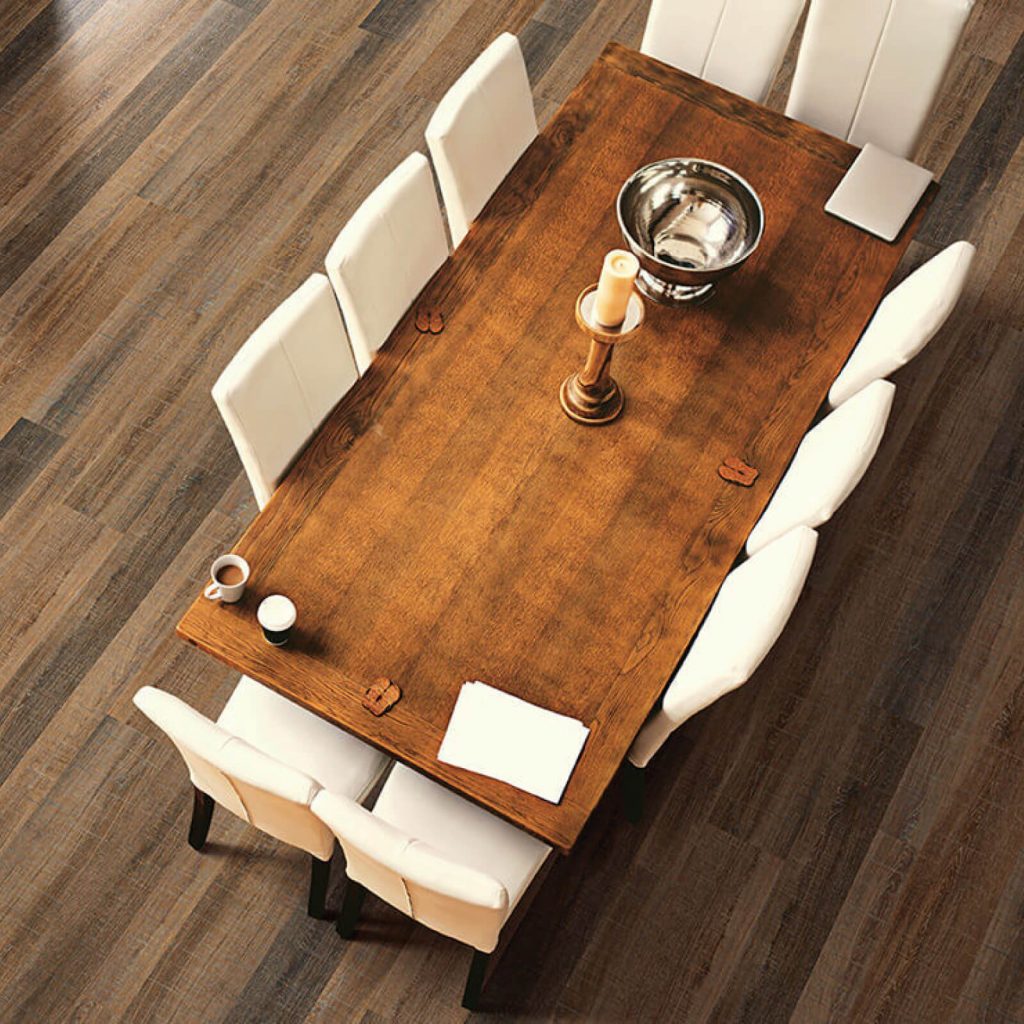 Dining room flooring | Great Lakes Carpet & Tile