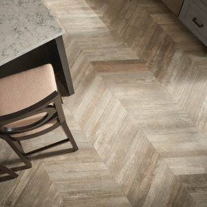 Glee chevron tile flooring | Great Lakes Carpet & Tile