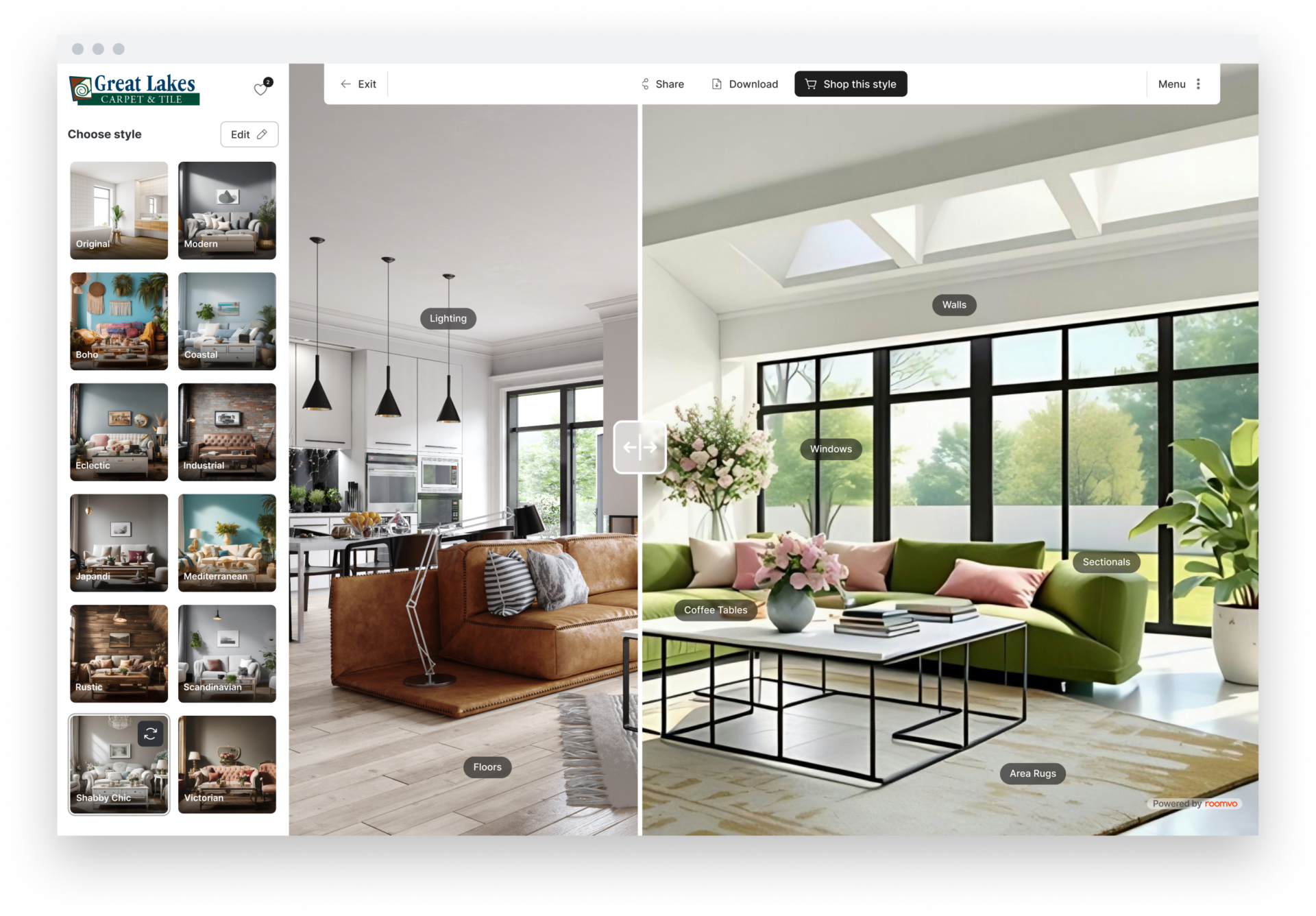 Inspire Living Room 1 | Great Lakes Carpet & Tile